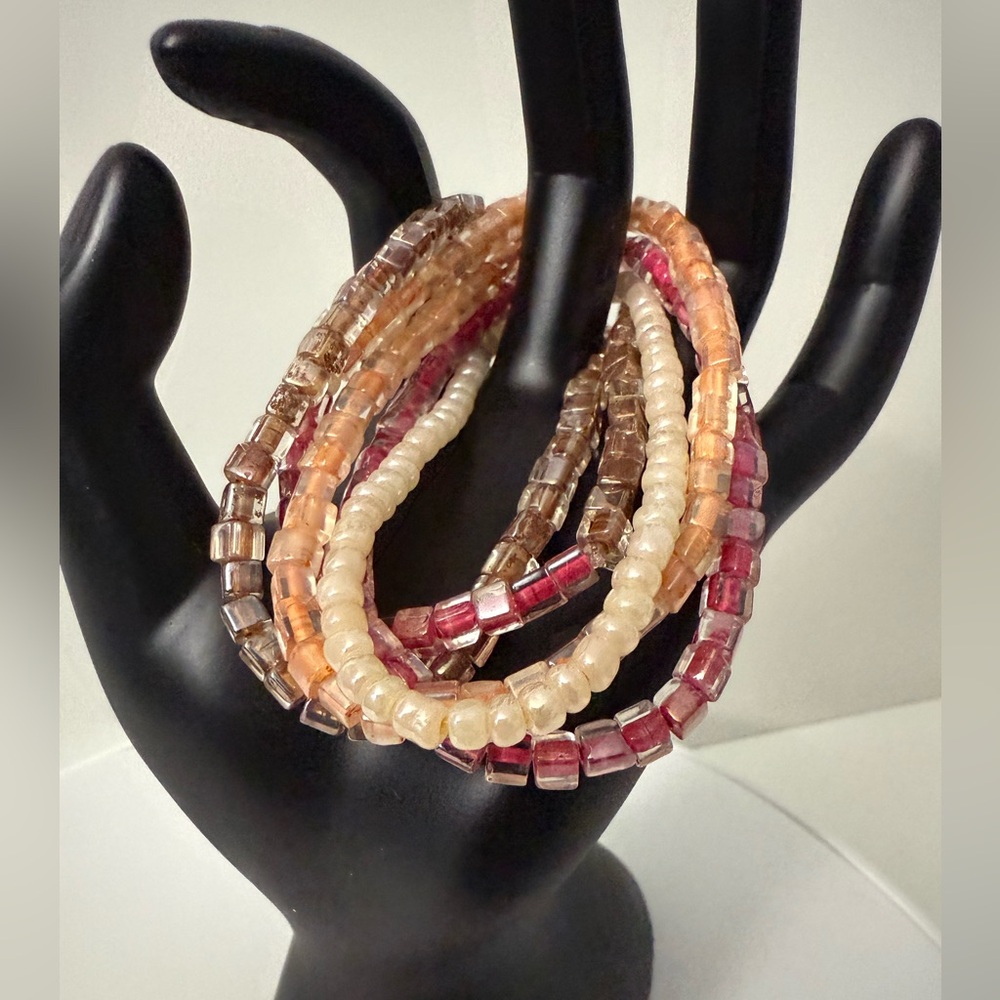 Fun Stackable Stretch Bracelet Set - Picture 6 of 6